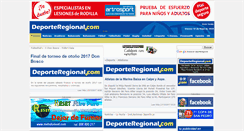 Desktop Screenshot of deporteregional.com