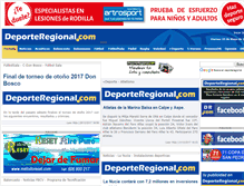 Tablet Screenshot of deporteregional.com